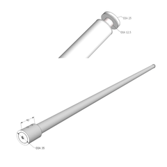 FGWB1200C – Bracing Bar 1200mm Cut To Size Chrome – supplier gallery view 3