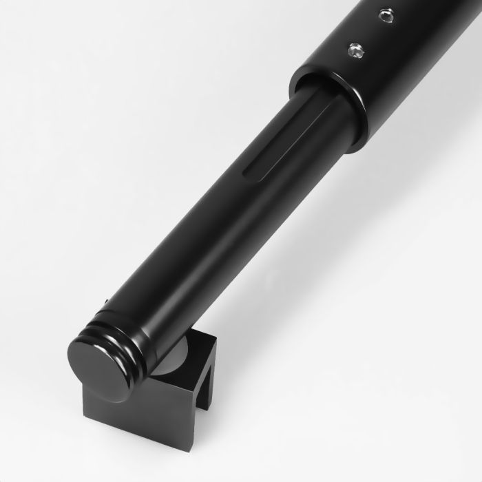 FGWB700B – Bracing Bar Glass to Wall 715-1180mm Black – supplier gallery view 2