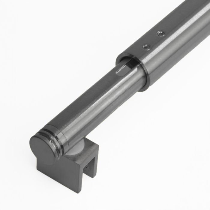 FGWB700BGM – Bracing Bar Glass to Wall 715-1180mm Brushed Gunmetal – supplier gallery view 3