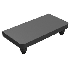 Flat top plate - half post - semi frameless pool fencing