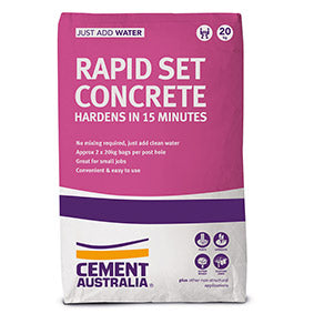 Rapid set concrete 20kg bag