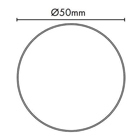 Adjustable Glass Standoff - 50mm Diameter Cap with 45mm Body