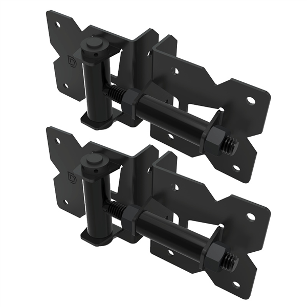 D&D - Hamptons pvc gate HINGE - BLACK - 2pk