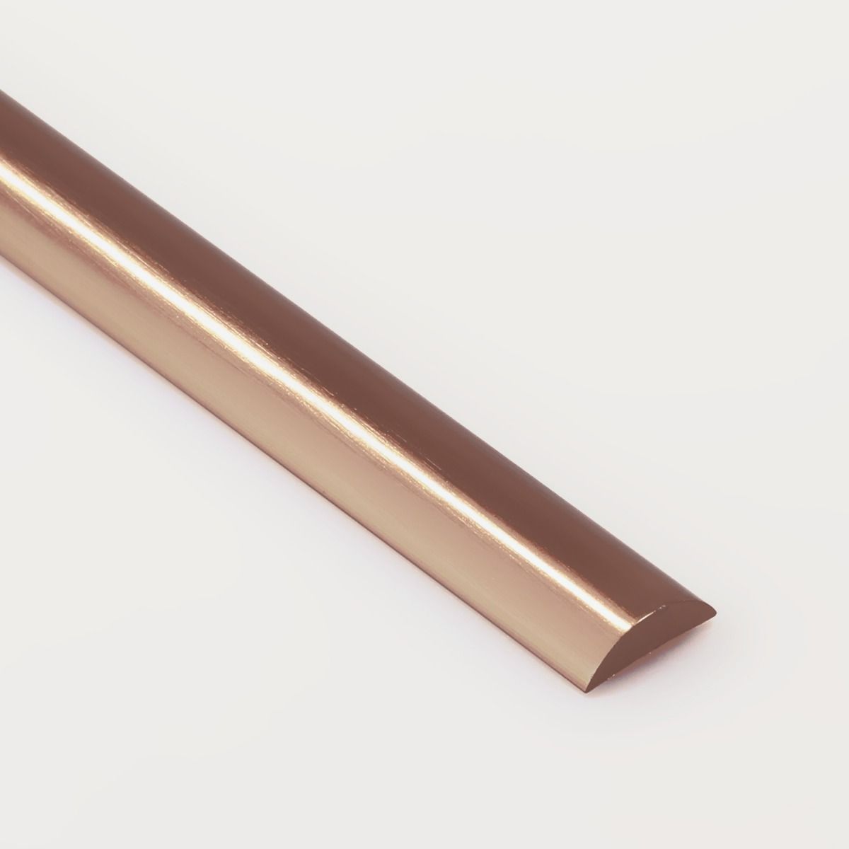 Half Round Water Seal Bar 750mm - Rose Gold / Copper