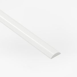 Half Round Water Seal Bar 750mm White
