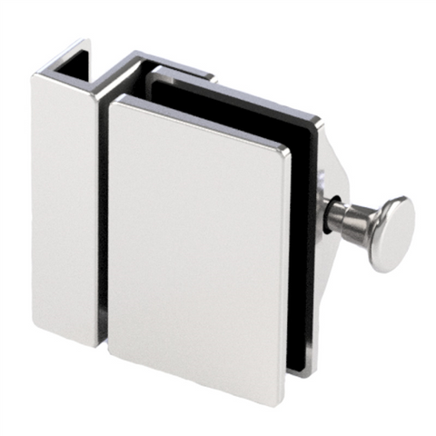 Atlantic- 90 Deg Glass to Glass Pool Fence latch - Polished Stainless Steel,   External