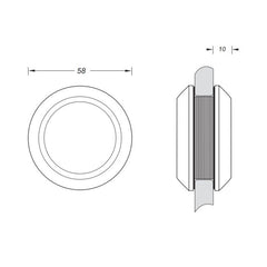 SDH10P – Sliding Door Handle Polished – supplier gallery view 2