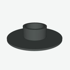 Glass Anchor Slimline 50mm Diameter Spacer Collar Gasket