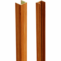 Nexia 30 x 30mm batten front and matching CLIP30 fixing clip in Western Red Cedar, both included