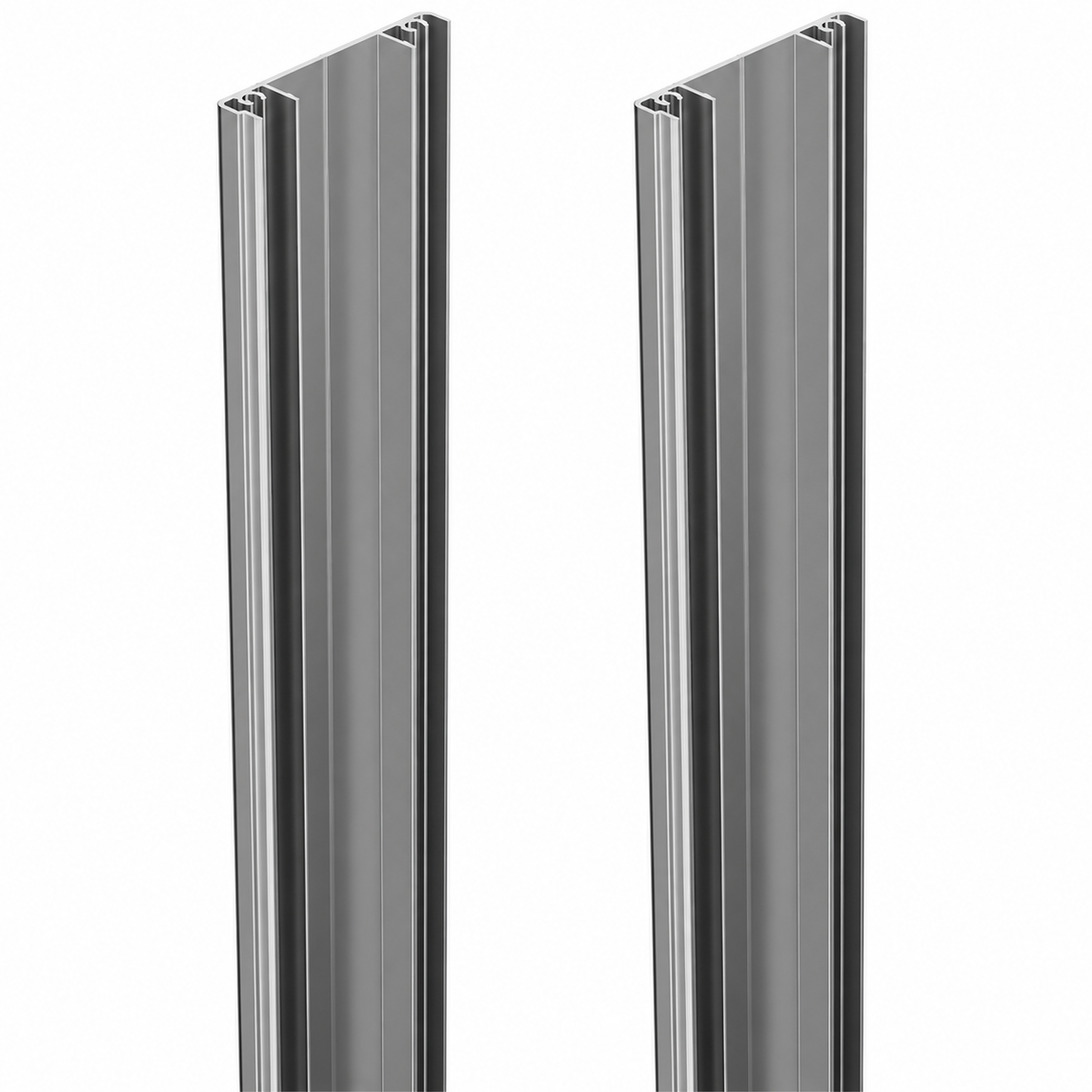 Nexia 65 x 16mm two-part batten set in Mill, two matching halves included