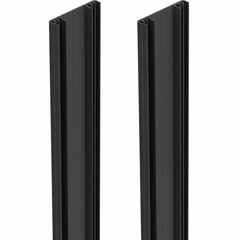 Nexia 65 x 16mm two-part batten set in Monument, two matching halves included