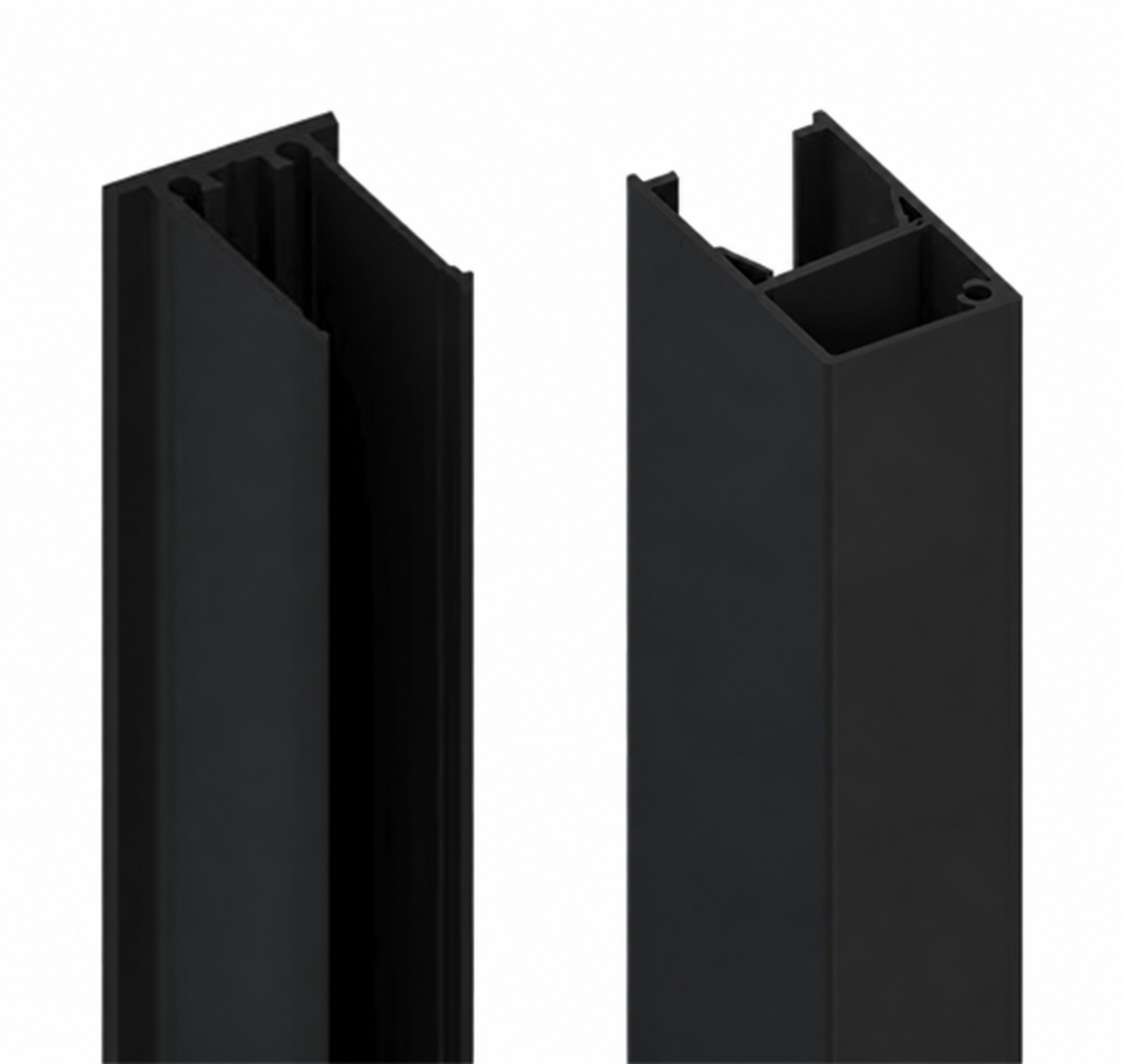 Nexia 50x30mm Aluminium BATTEN EXTRUSION AND CLIP - Black
