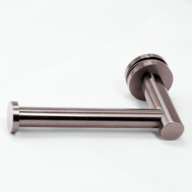 Shower Toilet Roll Holder Nero Brushed Bronze