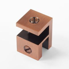 Overpanel Fitting Square 10mm/10mm Antique Bronze