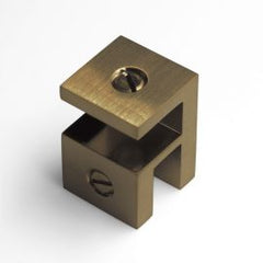 Overpanel Fitting Square 10mm/10mm Antique Brass