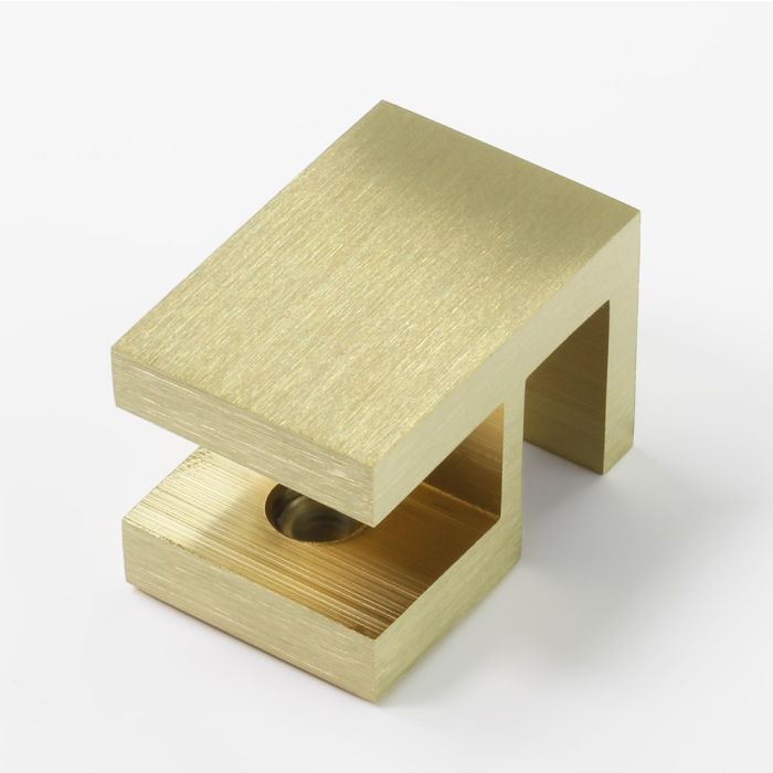 OPF2SQBG – Nero Overpanel Fitting Square 10mm/10mm Nero Brushed Gold – supplier gallery view 2