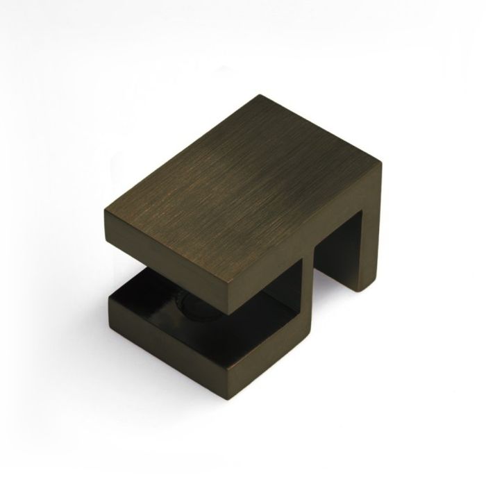 OPF2SQDAS – Overpanel Fitting Square 10mm/10mm Dark Antique Brass – supplier gallery view 2