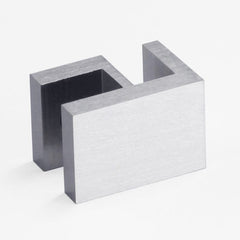 OPF2SQS – Overpanel Fitting Square 10mm/10mm Satin – supplier gallery view 2