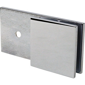 Wall Brackets for Frameless Glass Shower Screens, SOLID BRASS, Suits 6mm, 8mm, 10mm - Chrome