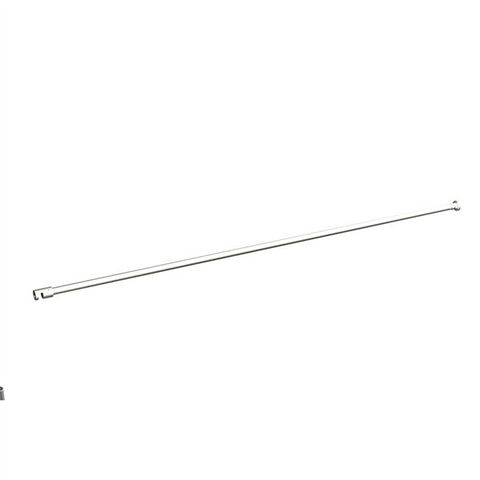 Brushed Nickel Shower Screen Support Bar,  Round horizontal support arm