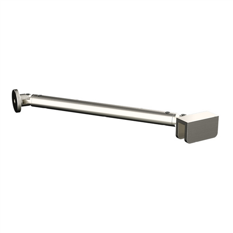 Adjustable Shower Screen Support arm , SMALL ARM BRACKET  - BRUSHED NICKEL