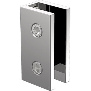 Wall Bracket for Frameless Shower Screen Glass - Chrome