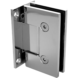 Glass to Wall Frameless shower door hinge, 8 - 10mm glass, very high quality - Chrome