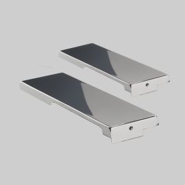 Top & Bottom Patch Fitting Cover One Pair Polished