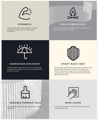 PIK CURVE Panel - 1000Wx1280H - White Blade Picket, Curved Pool Fence Panel - Image 4