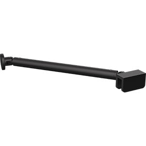 Purity Showerscreens® adjustable arm bracket SMALL ARM BRACKET - Matt Black