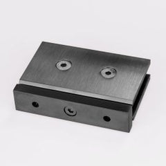 Forge Pivot Shower Hinge Brushed Gunmetal
