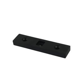 Forge Pivot Shower Hinge Ceiling Plate Black