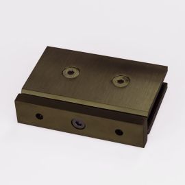 Forge Pivot Shower Hinge Dark Antique Brass