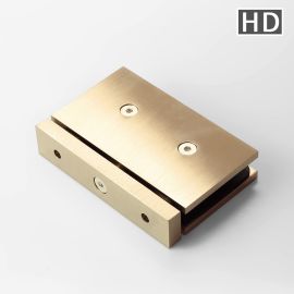 Forge Heavy Duty Pivot Shower Hinge Brushed Brass