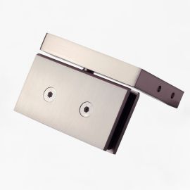 Pivot Shower Hinge Top Hinge Wall Mount Brushed Nickel
