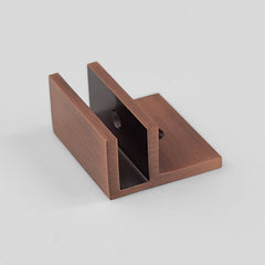 SB10HLSQAB – U Bracket Square with Horizontal Leg Antique Bronze – supplier gallery view 2