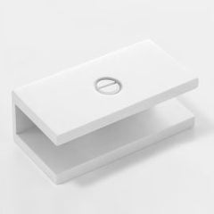 U Bracket Square Matt White