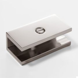 U Bracket Square Polished Nickel