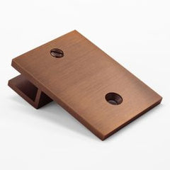 U Bracket Square with Vertical Leg Antique Bronze