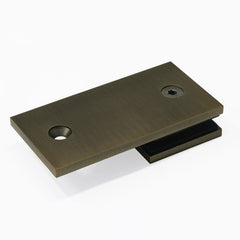 SB180SQDAS – Bracket Square Glass to Wall 180 Degree Dark Antique Brass – supplier gallery view 2