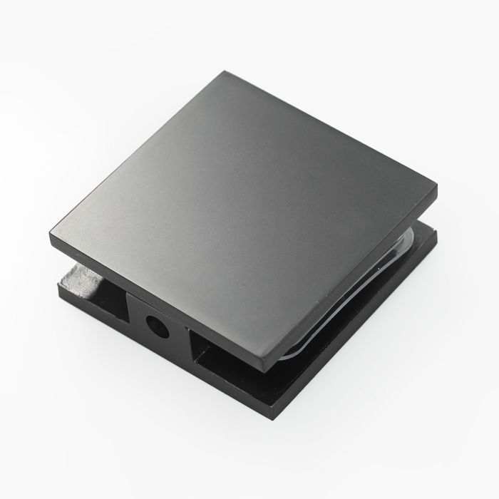 SB45SQGM – U Bracket Glass to Wall Mechanical Fixing 90 Degree Gunmetal – supplier gallery view 2