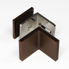 SB50ADJDAB – Bracket Glass to Wall 90 Degree Adjustable Dark Antique Bronze – supplier gallery view 2