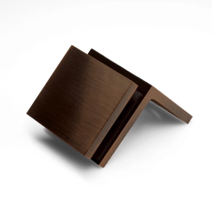 SB50SQDAB – Bracket Square Glass to Wall 90 Degree Dark Antique Bronze – supplier gallery view 2