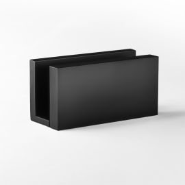U Bracket Concealed Screw Square Black