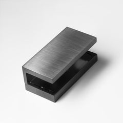 SBC10SQBGM – U Bracket Concealed Screw Square Brushed Gunmetal – supplier gallery view 2