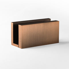 FORGE U Bracket Concealed Screw Square Brushed Rose Gold / Copper