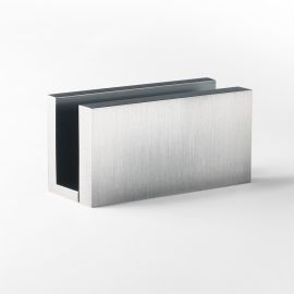U Bracket Concealed Screw Square Satin