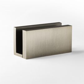 U Bracket Concealed Screw Square Warm Brushed Nickel