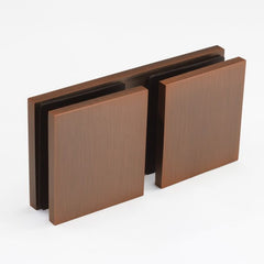 SBD180SQAB – Bracket Square Glass to Glass 180 Degree Antique Bronze – supplier gallery view 2