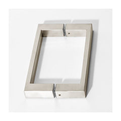 SH210SQBN – Handle Rectangular D 230x20x10 210mm CTC Brushed Nickel – supplier gallery view 2